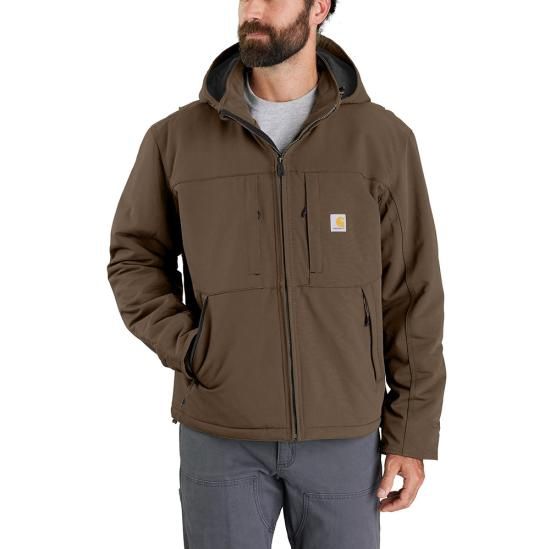 Men&#39;s Super Dux™ Relaxed Fit Insulated Jacket, Color: 205-Coffee, Length: REG, Size: 2XL