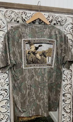 Duck Stamp Short Sleeve Mossy Oak Tee