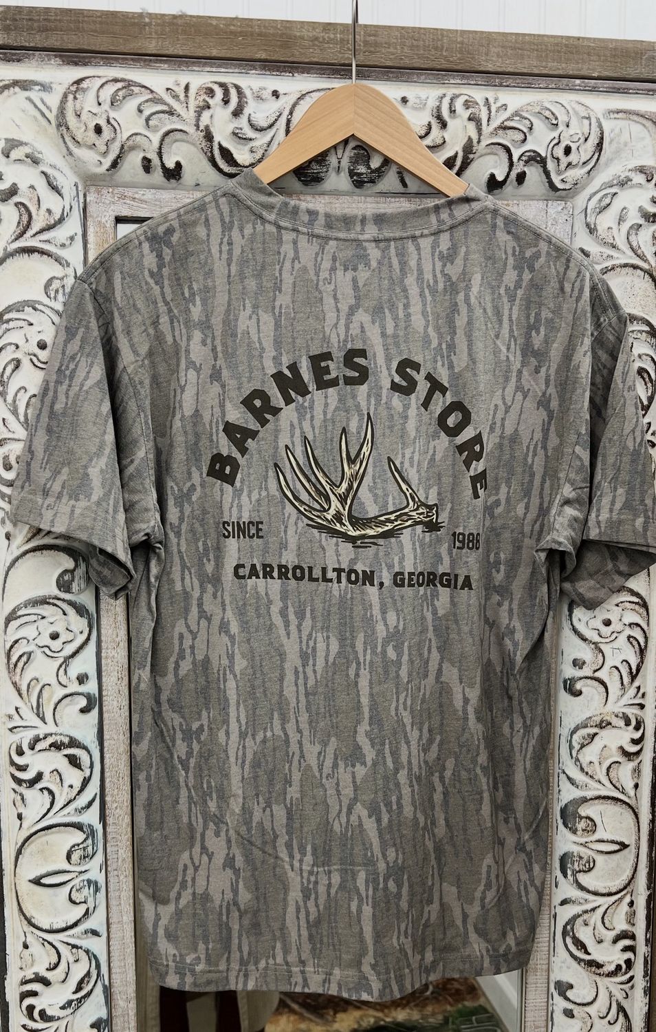 Antler Shed Short Sleeve Mossy Oak Tee