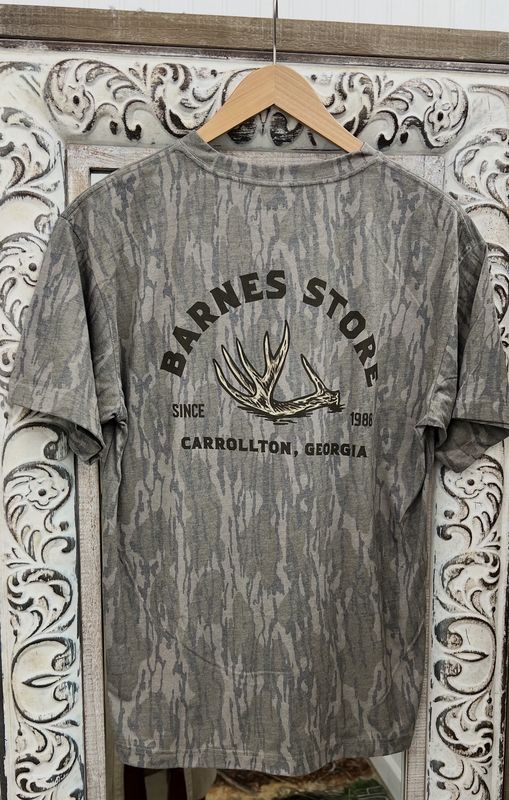 Antler Shed Short Sleeve Mossy Oak Tee
