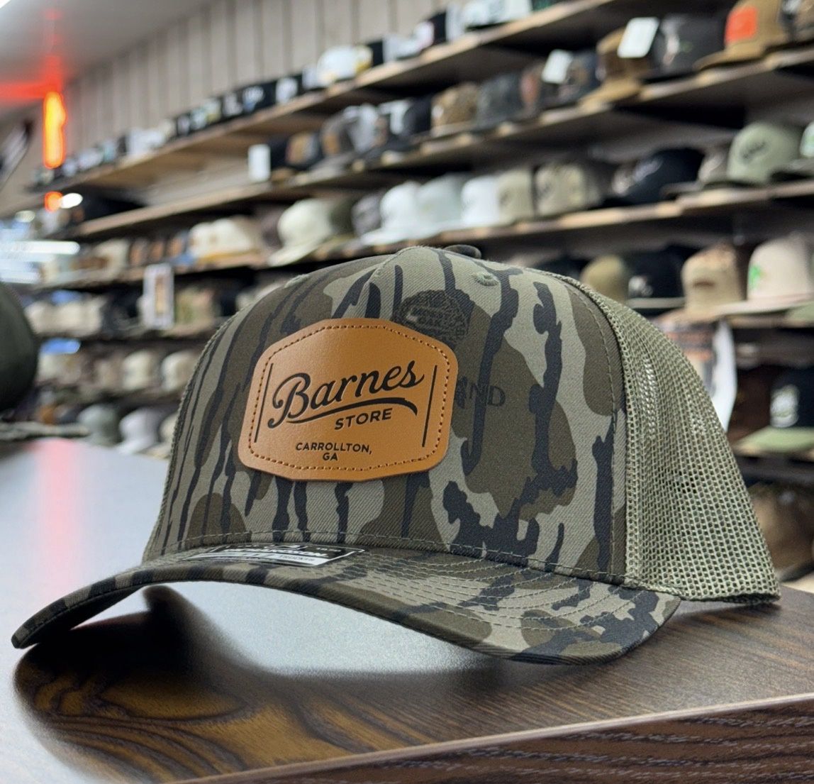 Leather Patch Trucker Hat - MO Bottomland