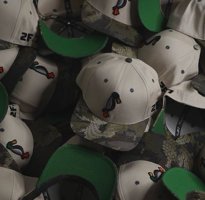 Duck Snapback Hat - Sitka Timber/Off White