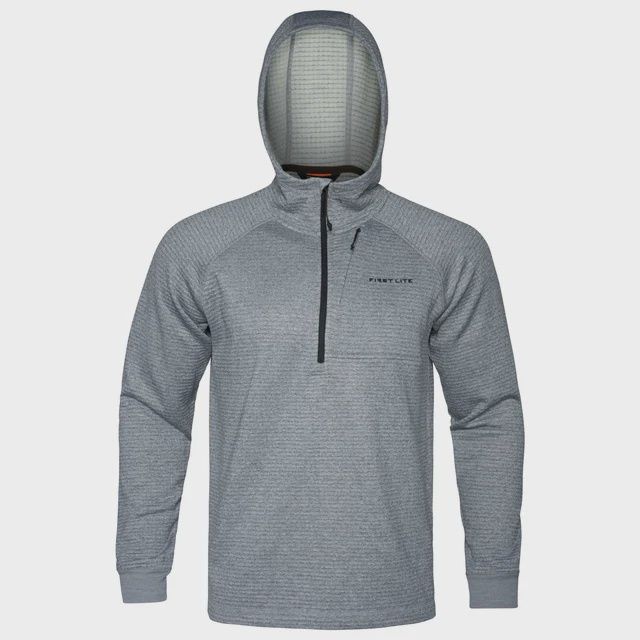 M&#39;s ThermaGrid Merino Wool Hoody