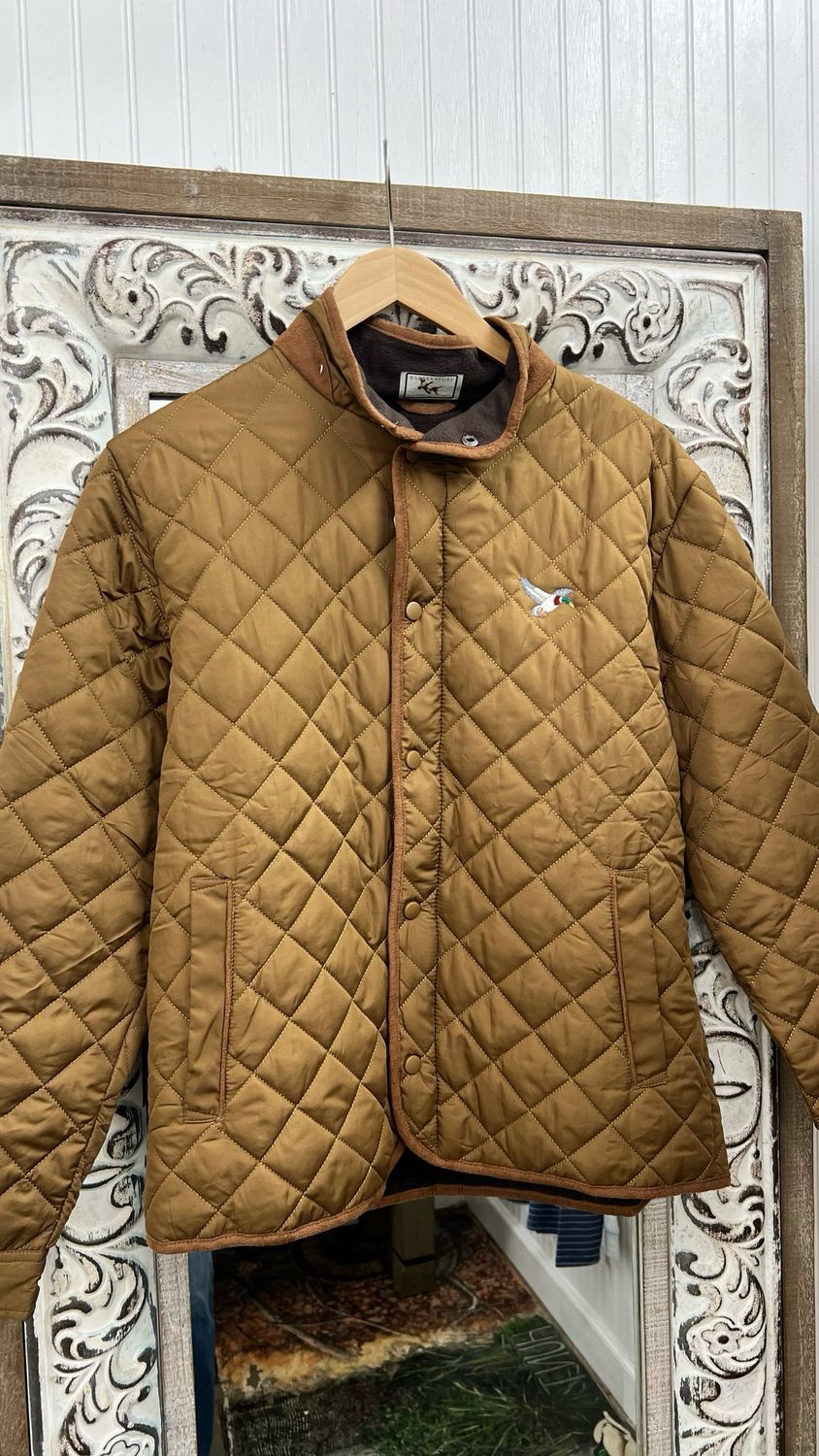 Barnes Store Quilted Jacket, Color: Acorn, Size: MED