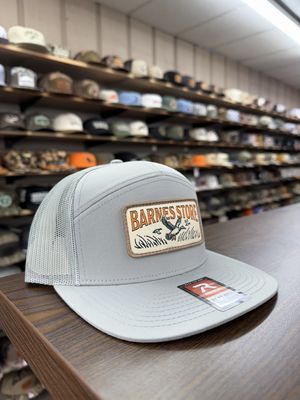 Barnes Woven Patch 7-Panel Hat - Quarry