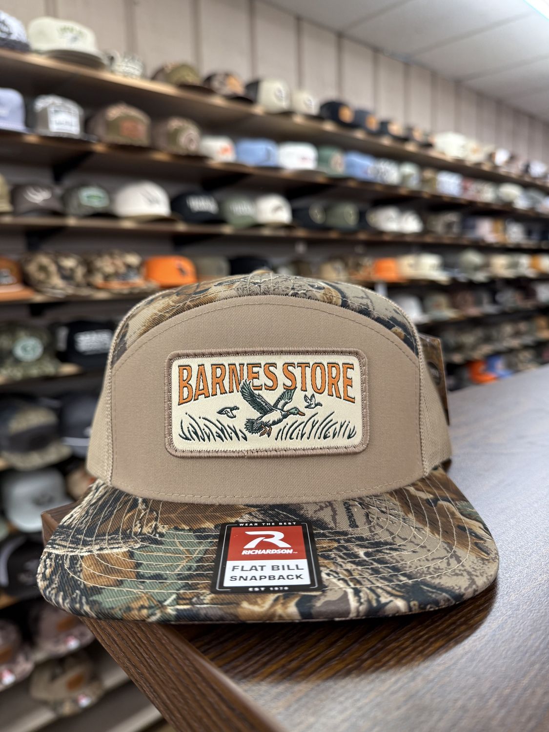 Barnes Woven Patch 7-Panel Hat - Realtree Advantage