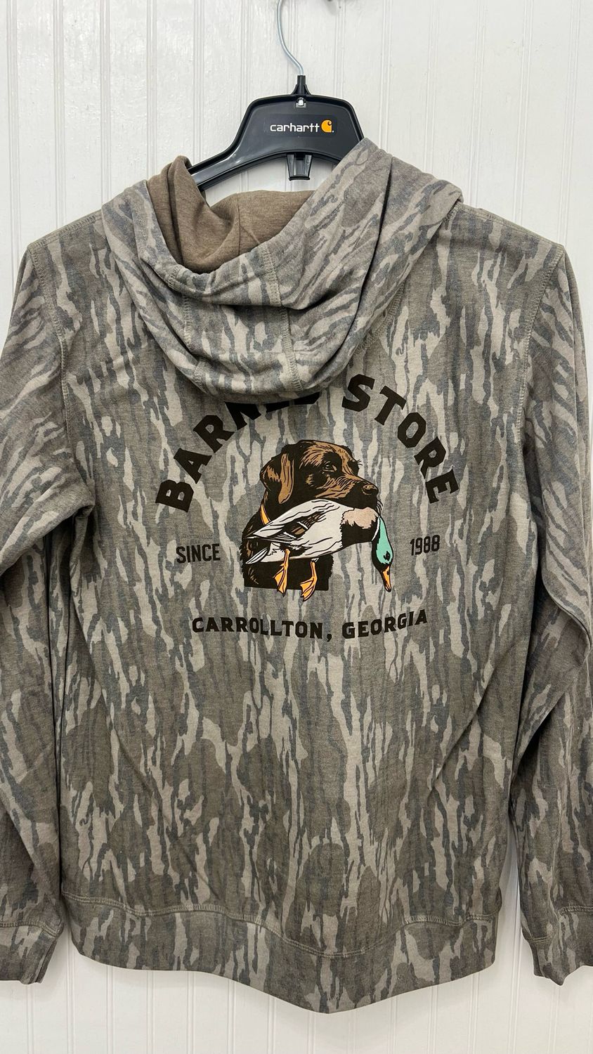 Chocolate Lab &amp; Mallard Mossy Oak Hoodie