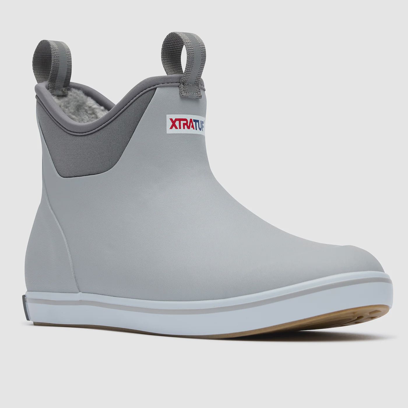 Men's Fleece Lined Ankle Deck Boot - Grey
