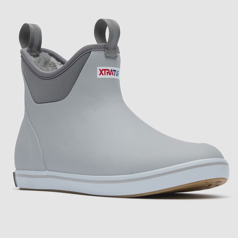 Men's Fleece Lined Ankle Deck Boot - Grey
