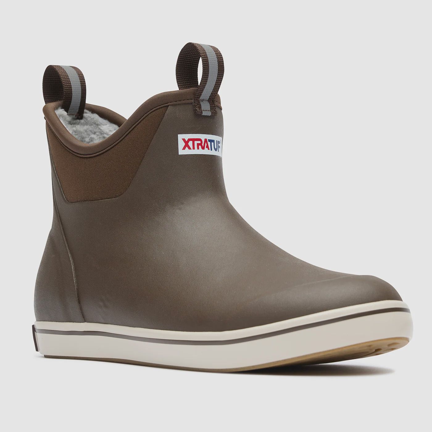 Men's Fleece Lined Ankle Deck Boot - Brown