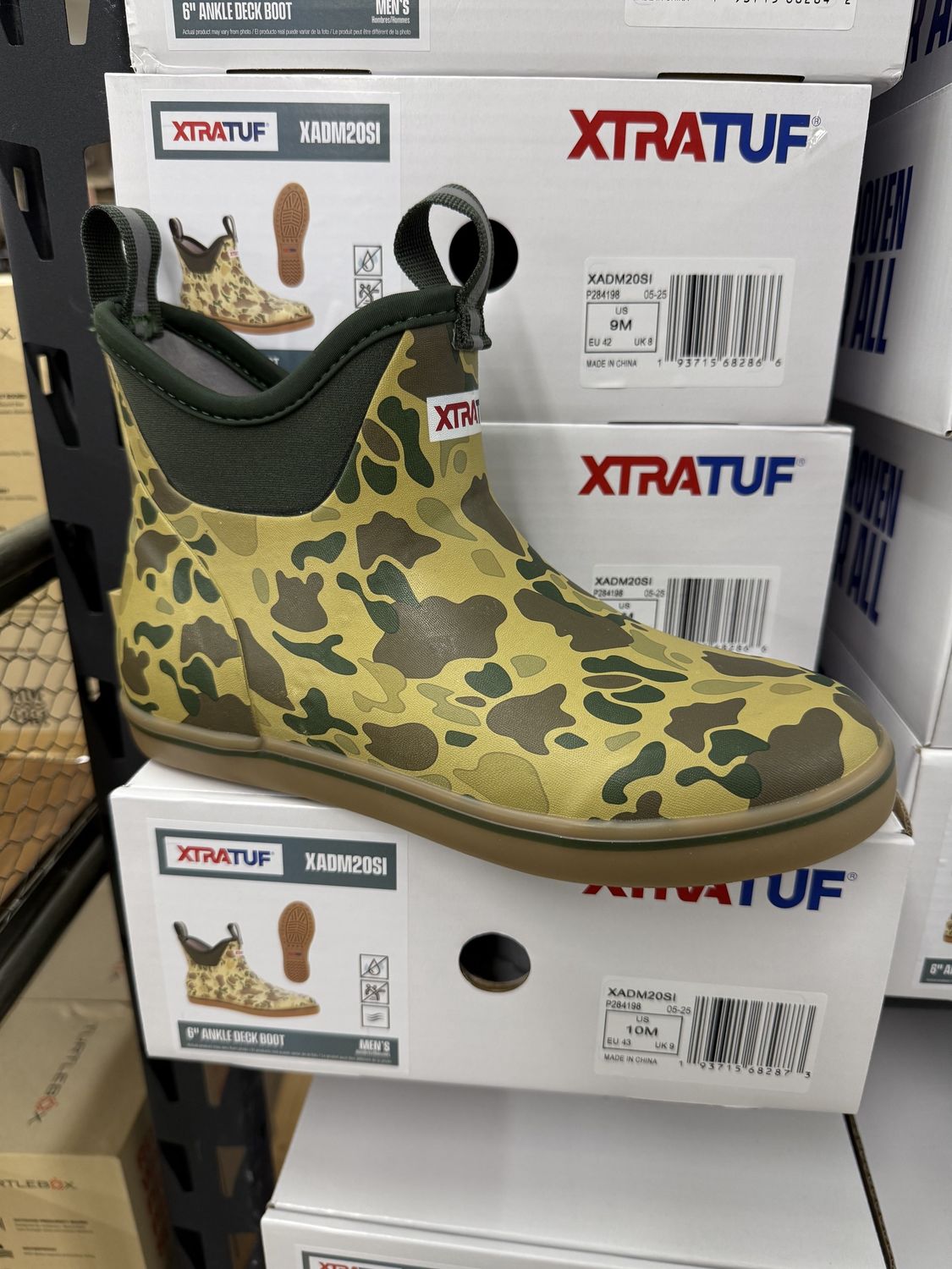 Men's Custom Duck Camo 6in Deck Boot