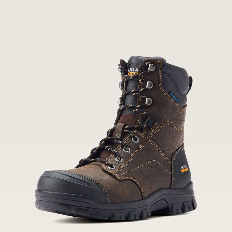 Treadfast 8" Waterproof Work Boot, Size: 7, Width: D