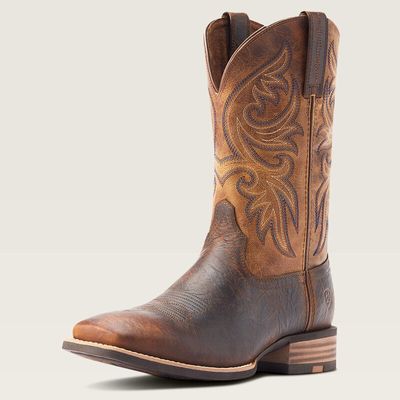 Bartop Brown Slingshot Cowboy Boot