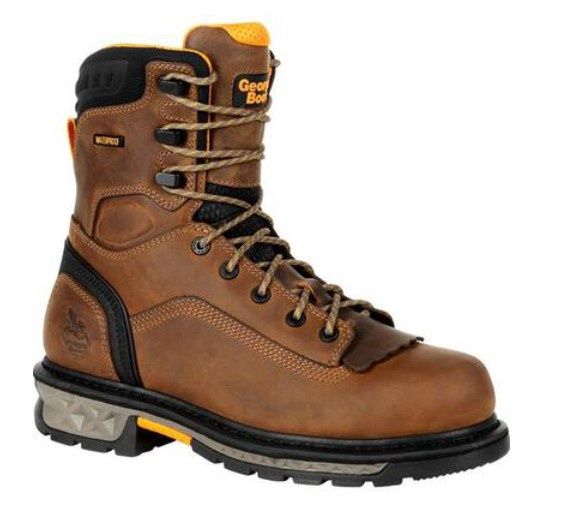 Carbo-Tec LTX Waterproof 8" Lace to Toe Work Boot, Size: 10.5, Width: M