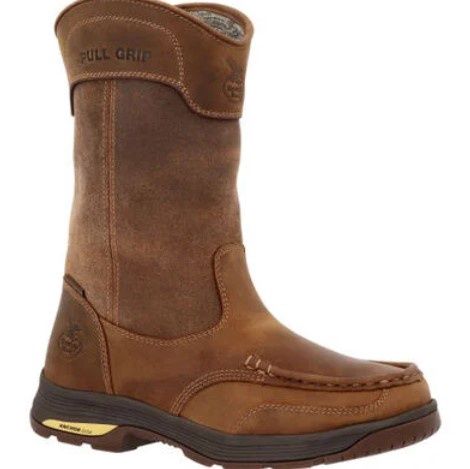 Athens Superlyte Waterproof Moc-Toe Wellington Boot, Size: 10.5, Width: M