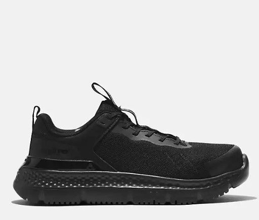Women's Black Setra Composite Toe Work Sneaker, Size: 5.5, Width: M