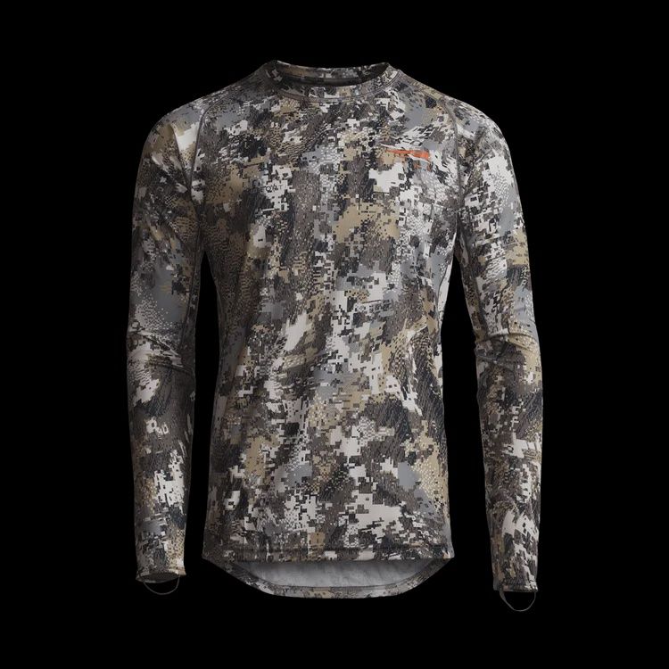 Core Lightweight Crew Long Sleeve Shirt, Color: Elevated II, Size: 2XL