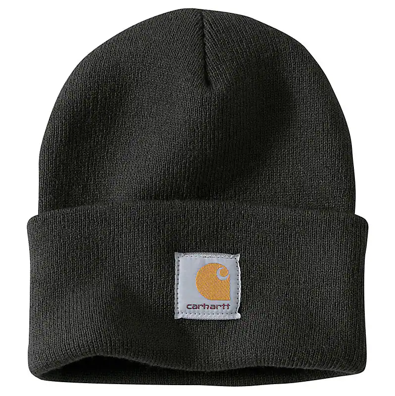 Iconic Knit Cuffed Watch Cap Beanie, Color: BLK-Black