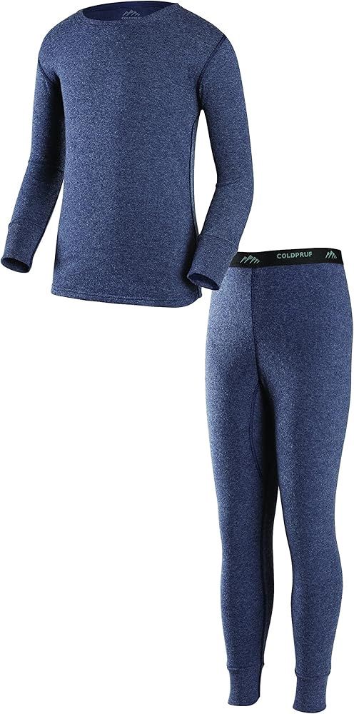 Youth Thermal Basic Base Layer Set, Color: Vintage Navy, Size: XS