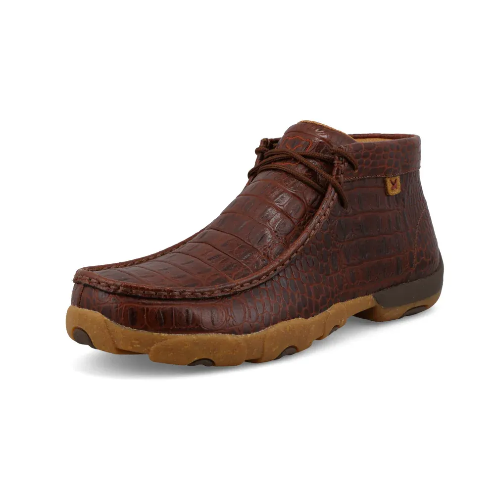 Chukka Driving Moc Shoe - Ginger, Size: 10.5, Width: M