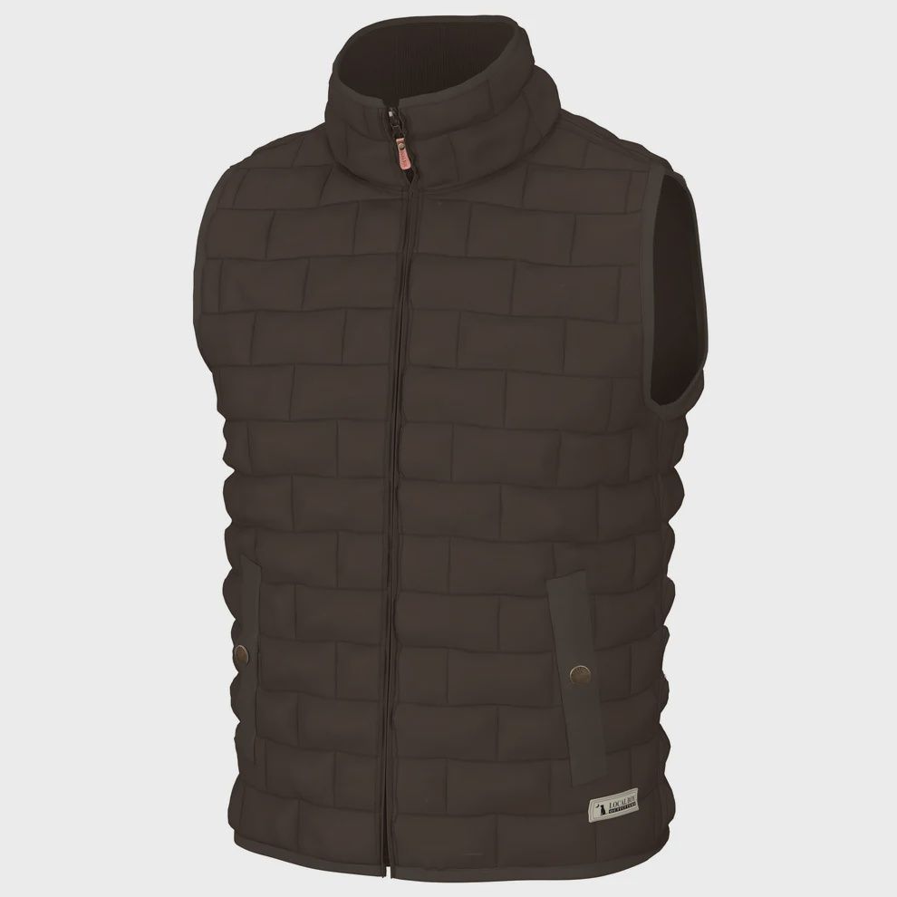 Brick Quilted Vest