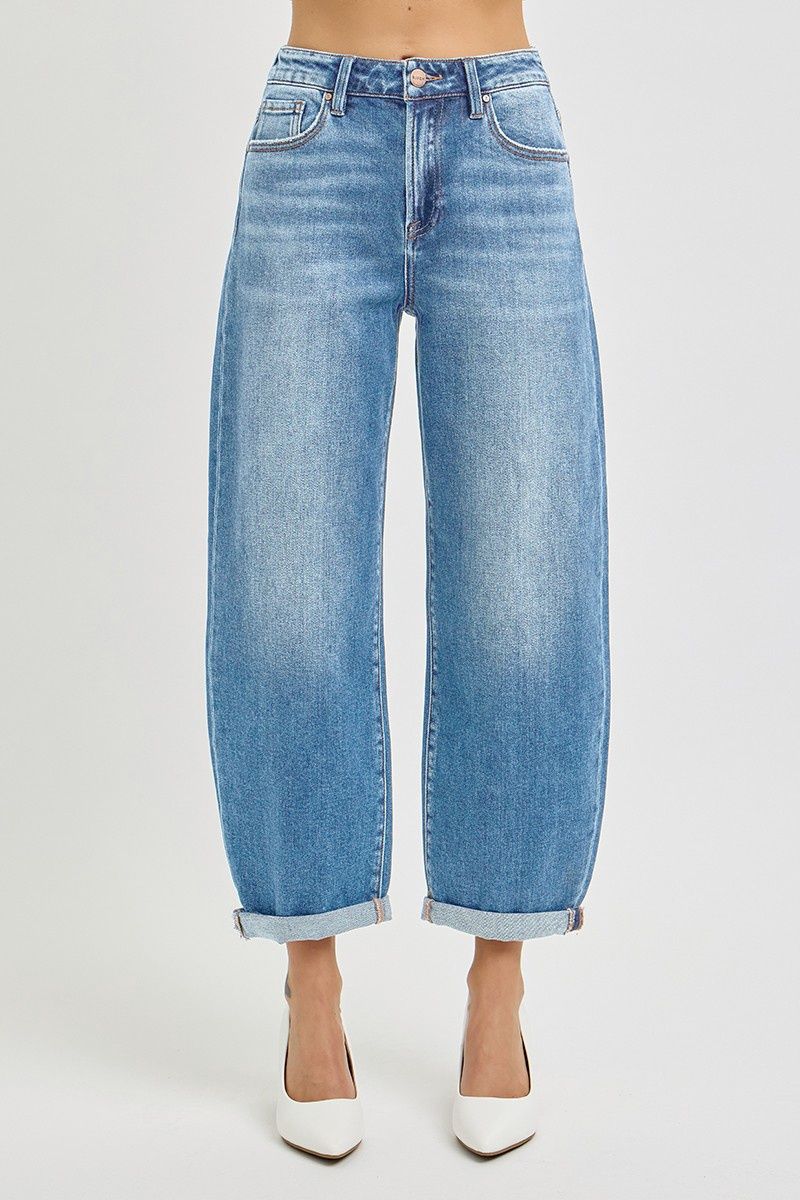 Karmen High-Rise Barrel Jean - Medium