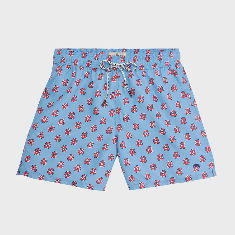 Atlanta Braves Cooperstown Swim Trunk