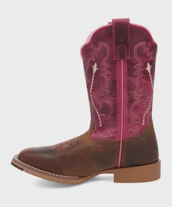Children's Salina Boot - Tan/Pink