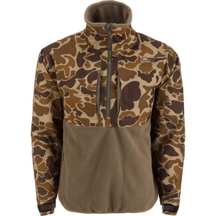 Drake MST CommandXT Eqwader Half Zip Jacket, Color: Old School, Size: XL