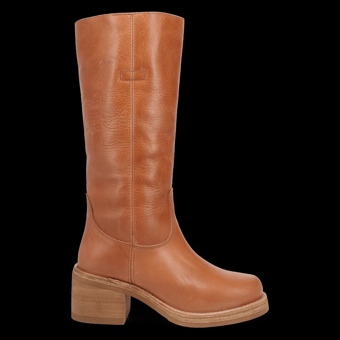 Women's Vagabond Leather Boot, Color: Tan, Size: 6