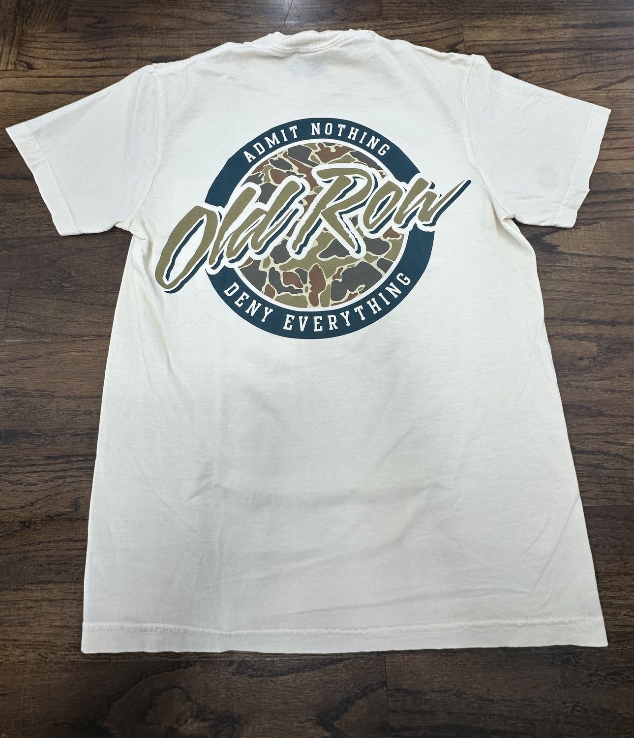 80s Camo Circle SS Pocket Tee