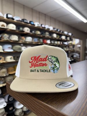 Bait &amp; Tackle High Pro Hat - Khaki/White