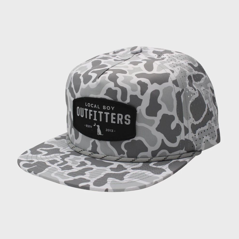 Woven Patch Perforated LP Rope Hat