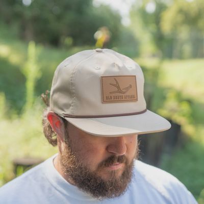 Single Antler Leather Patch Hat