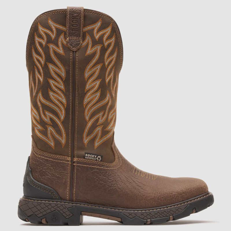 Ironhawk 11" Waterproof Western Work Boot - Brown