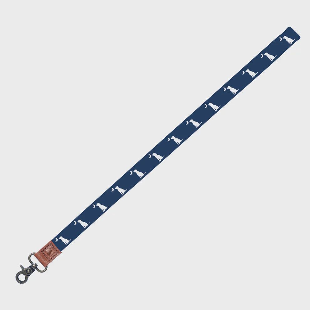Long Lanyard - Navy Dog &amp; Moon