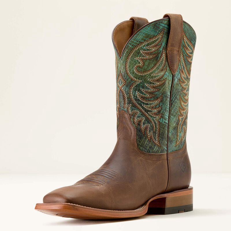 Wiley Wide Square Toe Cowboy Boot