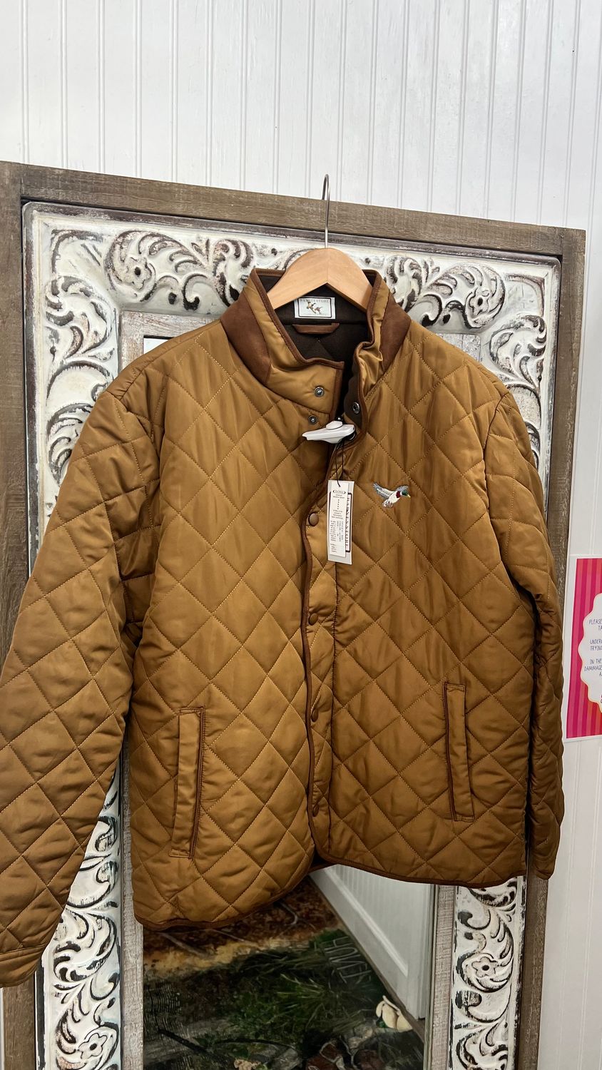Barnes Store Quilted Jacket - Acorn