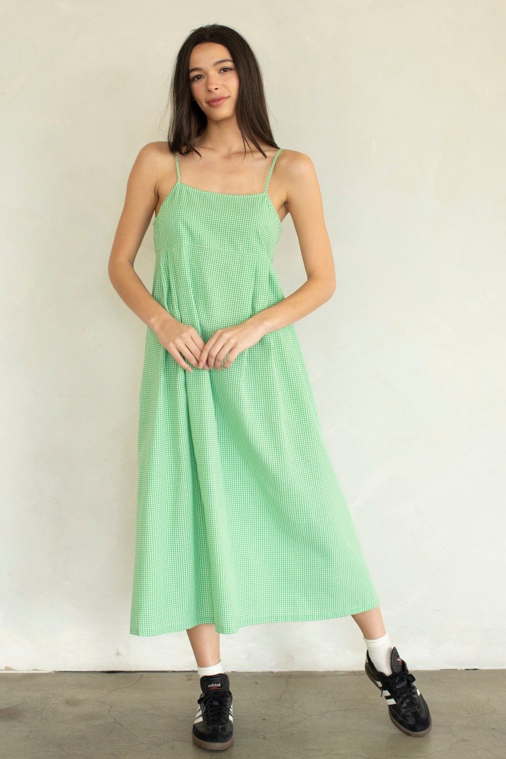 Feeling the Love Sleeveless Dress, Color: Apple Green, Size: SML