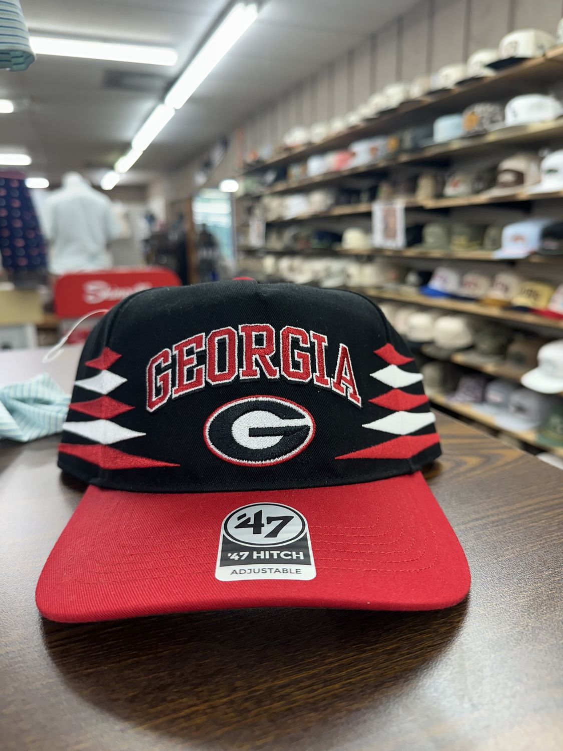 GEORGIA BULLDOGS BLACK DIAMOND CUT 47 HITCH HAT
