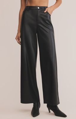 Marli Wide Leg Leather Pant