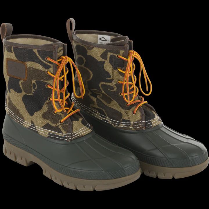 Throwback 80 Waxed Canvas Lace Up Duck Boot