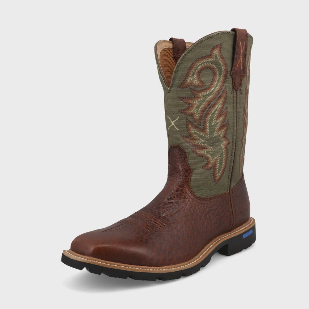 Men's Western 11" Tech X  Boot - Caramel Cafe &amp; Moss