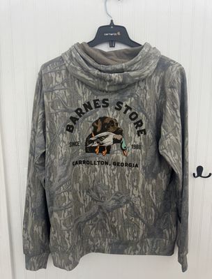 Chocolate Lab &amp; Mallard Mossy Oak Hoodie