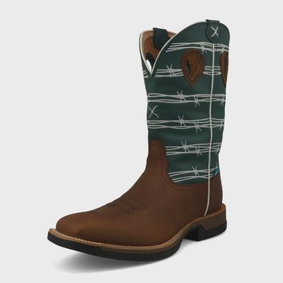 12 " Tech X Boot - Green Barbwire Boot