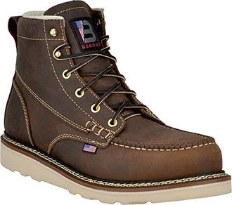 Bravo Men’s Composite Wedge Sole Safety Toe Work Boot