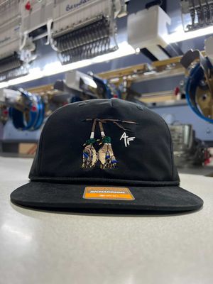 Duck Lanyard Rope Hat - Black