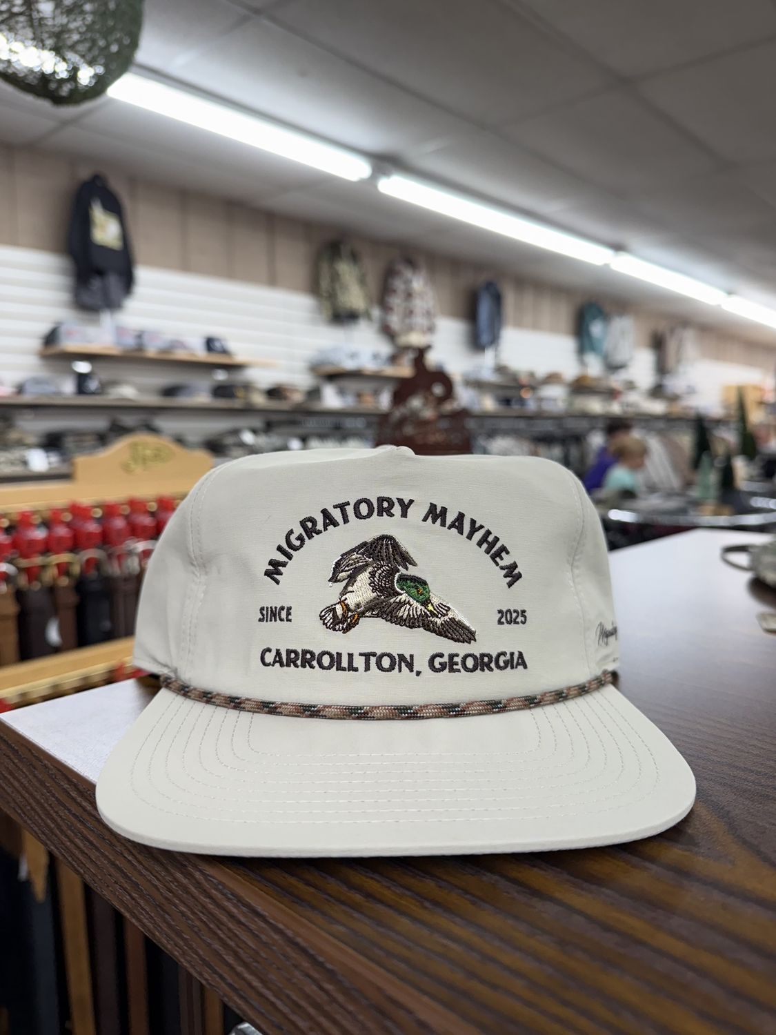 Cupped Up Mallard Arched Rope Hat