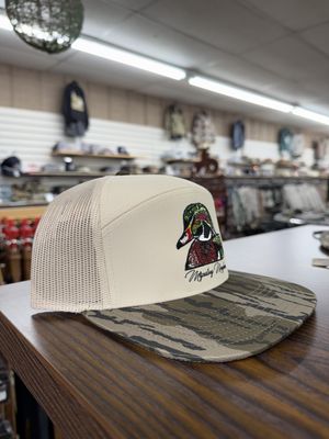 Wood Duck 7 Panel Hat - Mossy Oak Bottomland