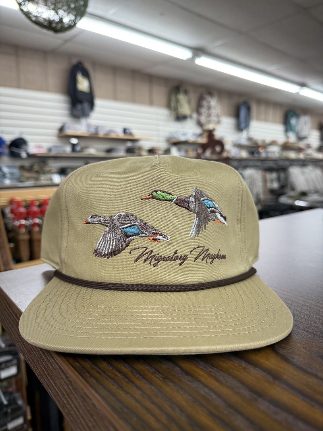 Mallard Duo Rope Hat